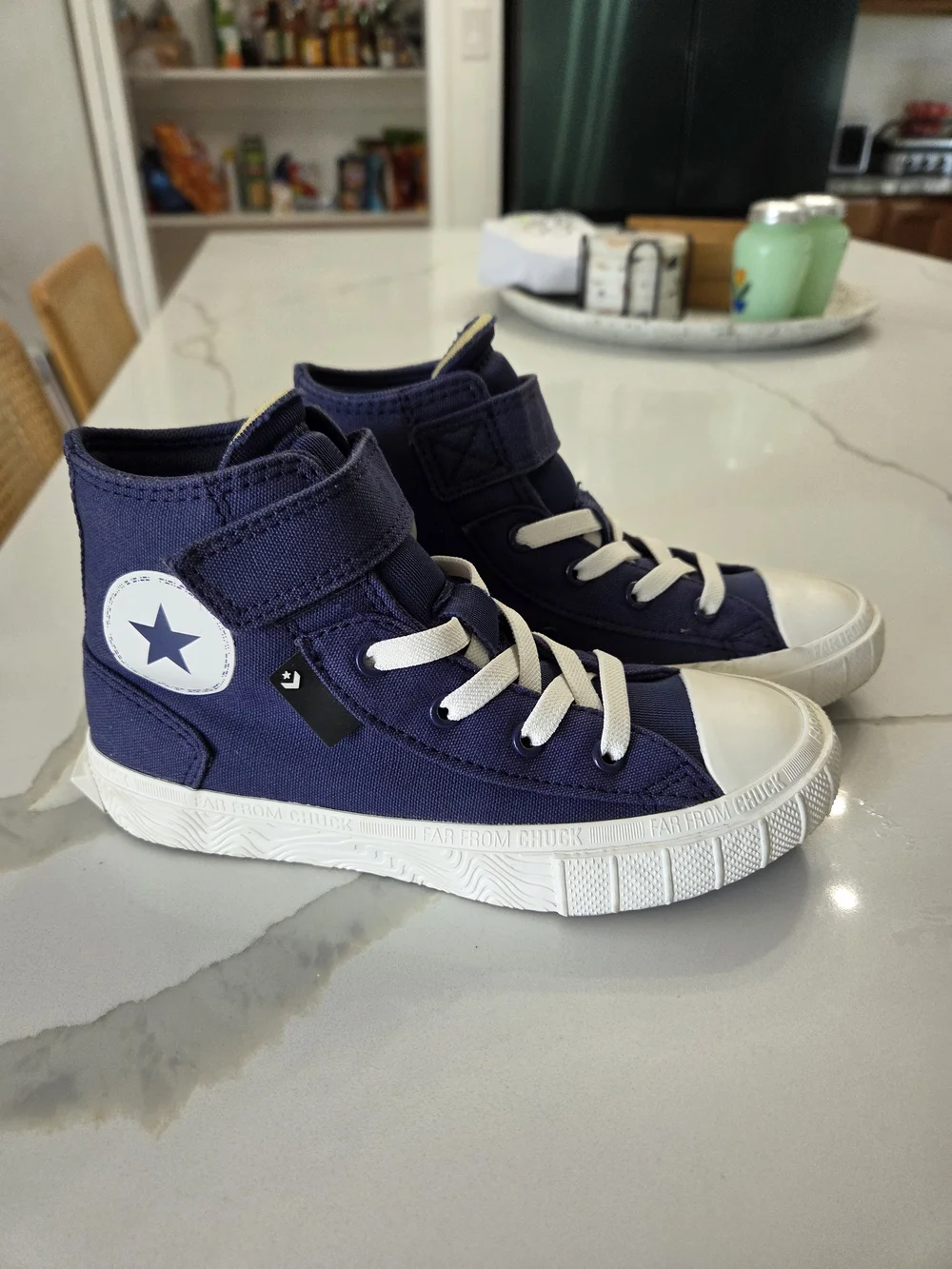 Kids Converse Navy Sneakers